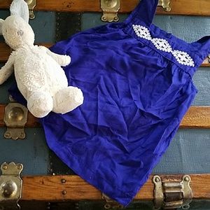 Carter's Royal Blue Embroidered Sleeveless Top
